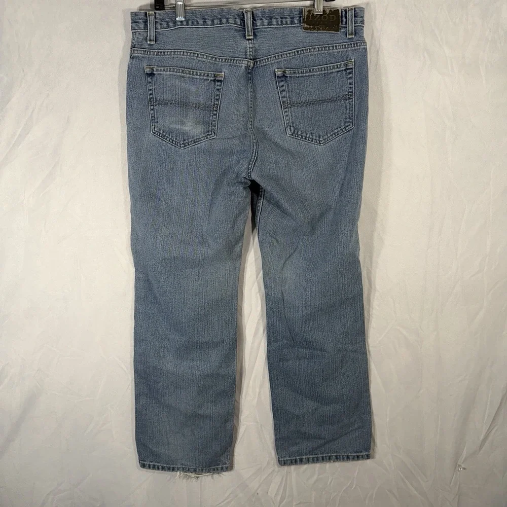 Vintage izod Classic Fit Medium Wash Blue Jeans Men's 38x30 Pants